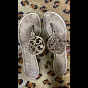 Tory Miller Gold Sandal